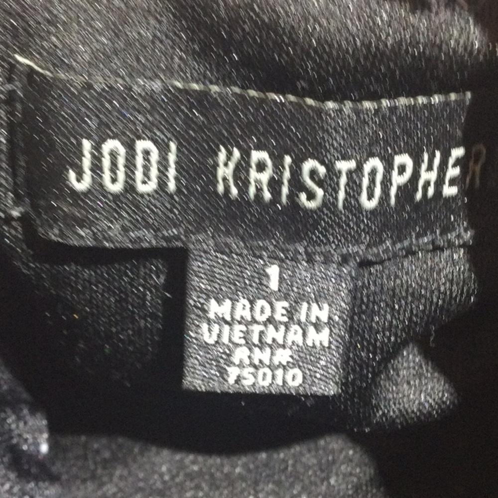 Jodi Chritopher Cute Black Midi Dress - Picture 3 of 14